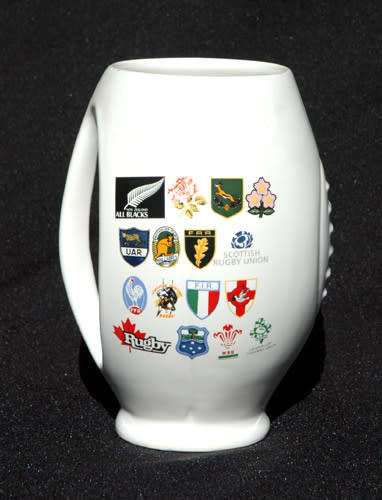 RUGBY WORLD CUP 1995 SOUTH AFRICA - Rugby ball shaped Mug