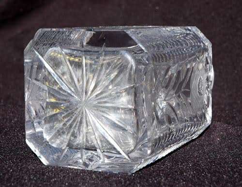 Rose Cut Crystal Decanter