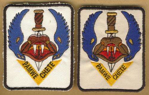 (A713) TRACKSUIT PATCHES - SA 5 Recce Regiment - 1 x ORIGINAL & 1 X REPRODUCTION