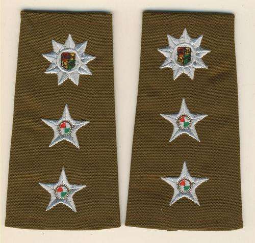 (4247) SHOULDER RANK PAIR - SANDF - Army - Colonel 1996 to 2002 - Field Dress - ORIGINAL!!