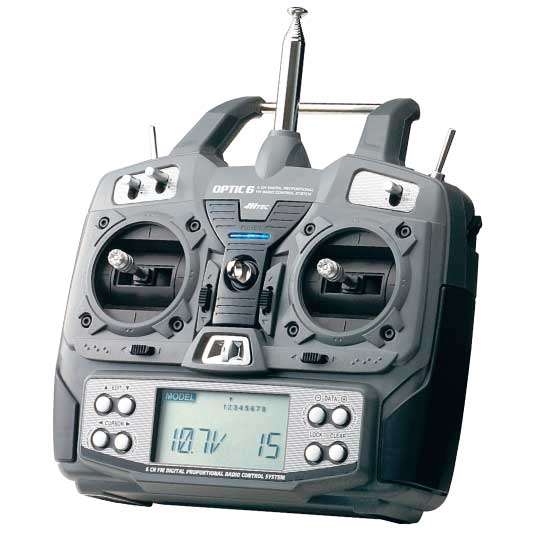 Hitec Optic 6 radio control package
