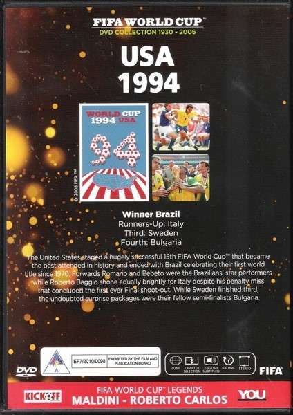 FIFA World Cup DVD Collection #12 - USA (1994) [DVD]