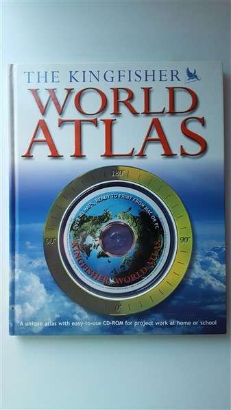 The Kingfisher World Atlas (128 pages) [Hardcover]