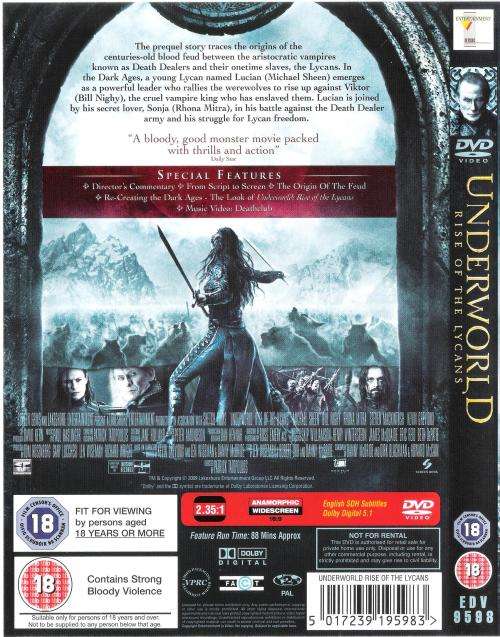 Underworld - Rise of the Lycans [DVD]