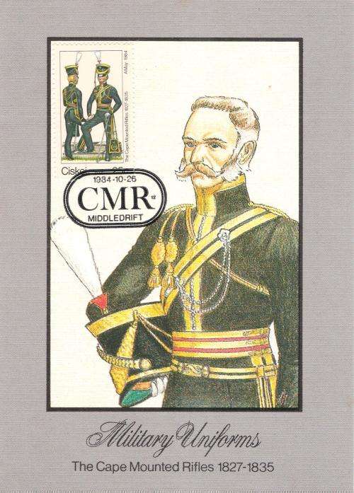 Ciskei 1984 Military Uniforms The Cape Mounted Rifles 1827-1835 [Postcard]