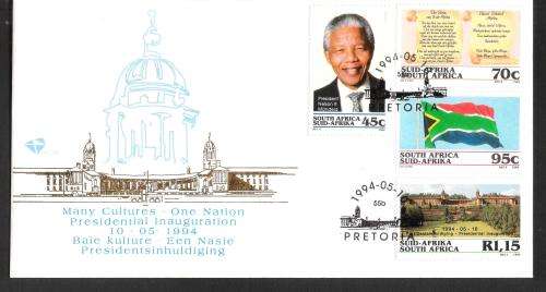 RSA 1994 Nelson Mandela Presidential Inauguration FDC 6.3b
