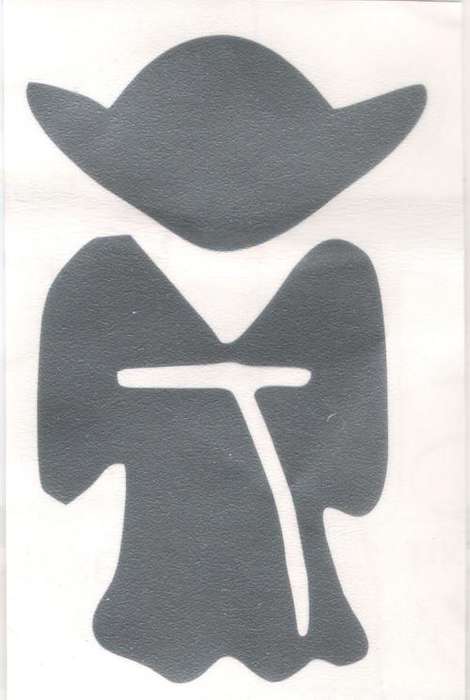 Cellphone Vinyl Sticker - Yoda