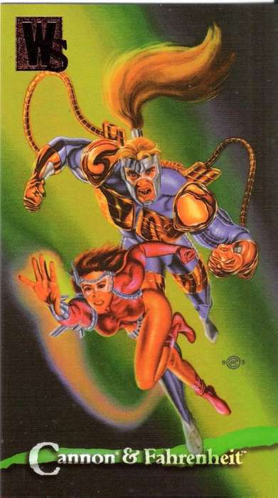 1995 Wildstorm Gallery #119 Cannon & Fahrenheit Trading Card [Loose]