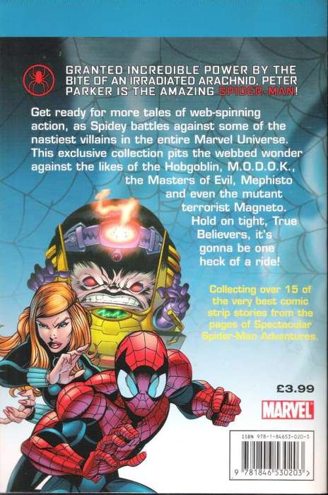 Spectacular Spider-Man Adventures: Riot at Ryker`s Island! (202 pgs.) [Marvel Pocketbook]