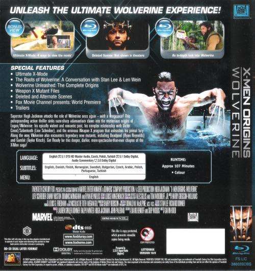 X-Men Origins - Wolverine [Blu-Ray]