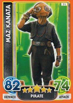 2016 Star Wars Force Attax Extra The Force Awakens #71 Maz Kanata
