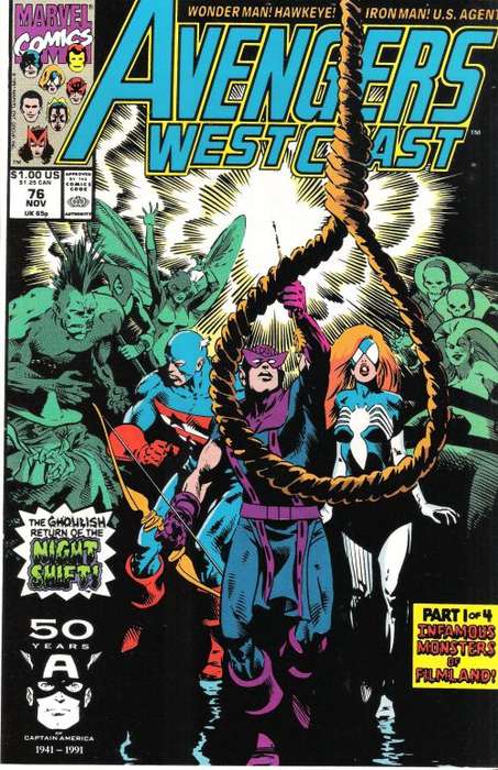 Marvel - Avengers West Coast #76 (Nov 1991)