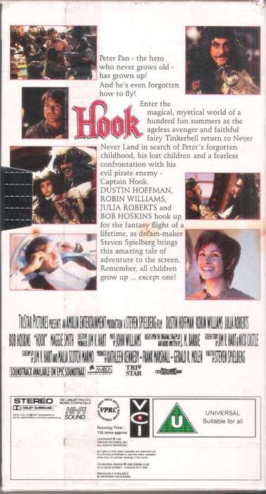 Hook (1991) [VHS]