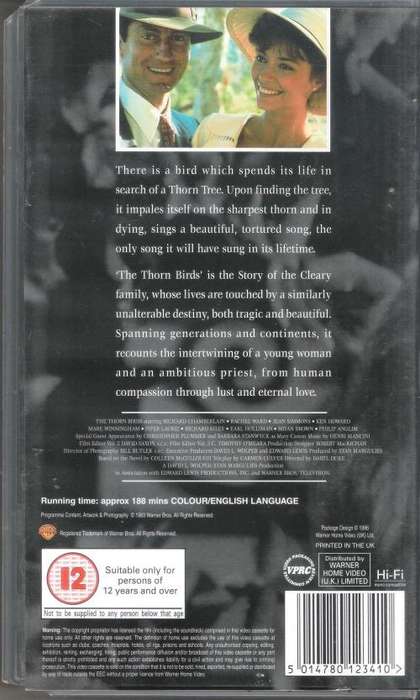 The Thorn Birds Volume Two & Three (1983) [VHS]