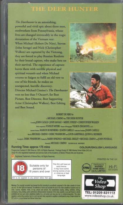 The Deer Hunter (1978) [VHS]