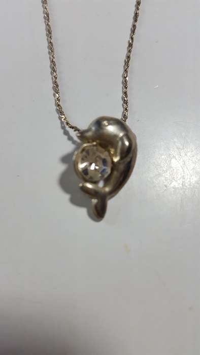 Costume Jewellery Necklace (Dolphin Pendant)