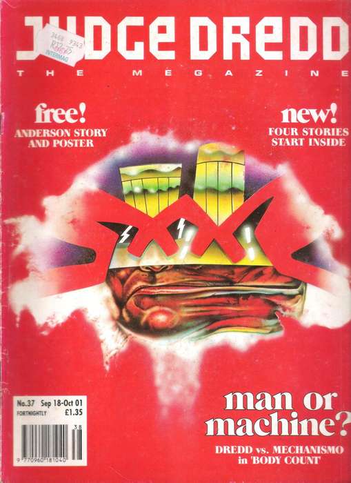 JUDGE DREDD - The Megazine Vol. 2 No.37 Sep 18 - Oct 01 (1993)