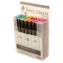 Crafters Companion - Spectrum Noir - 24 Pen Set - Brights