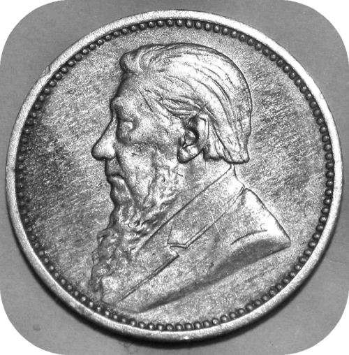 Top Grade ZARs: 1895 tickey 3d in EF!