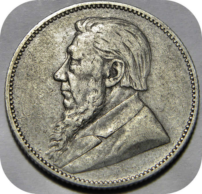 Top Grade ZARs: The rare original 1893 ZAR Shilling in VF!!