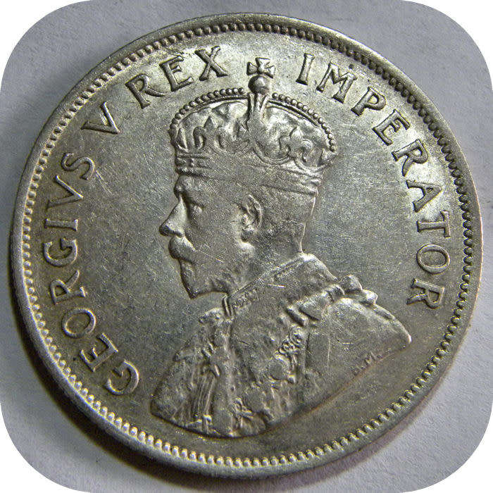 Top Grade SA Union:  1924 Halfcrown 2/6 in VF!!