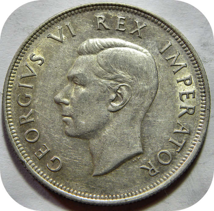 Top Grade SA Union: 1937 Halfcrown 2/6 in A/UNC!