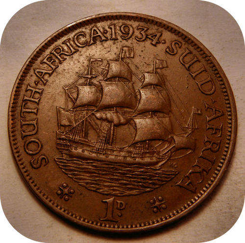 Bargain SA Union: The scarce 1934 Penny 1d in EF below R200!