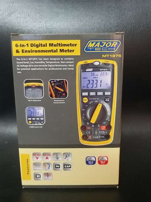 Major Tech MT1875 6 in 1 Multimeter