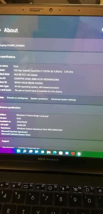 Gaming Beast , i7 3.30Ghz 11th Gen, RTX 3050 4GB DDR6, 16GB RAM, 512GB Nvem, 2.8K 2880x1800 Display