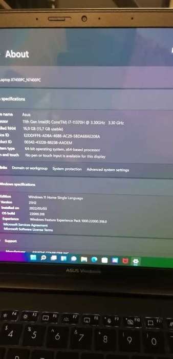 Gaming Beast , i7 3.30Ghz 11th Gen, RTX 3050 4GB DDR6, 16GB RAM, 512GB Nvem, 2.8K 2880x1800 Display