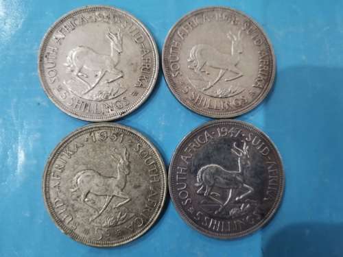 Five Shillings x 4 1947 to 1952