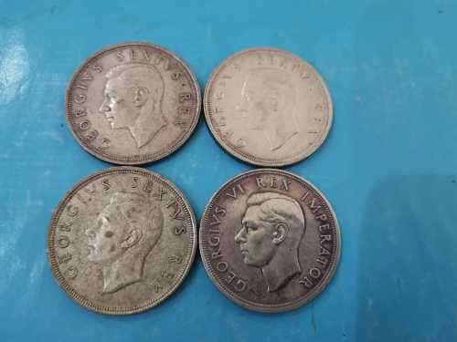 Five Shillings x 4 1947 to 1952