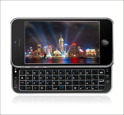 IPhone 5 - Keyboard Case - Removable Wireless Bluetooth Keyboard