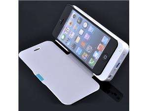 iPhone 5 - Power Bank Case - 2200mAh - Backup!! - WHITE Flip Model