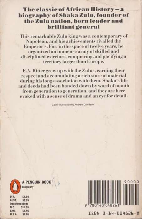 Shaka Zulu by E. A. Ritter