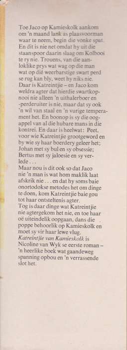 Katreintjie van Kamieskolk deur Nicoline van Wyk