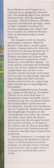 Donker Horison deur Annemarie J. Pieterse