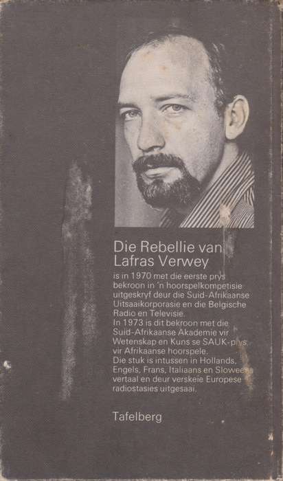 Rebellie van lafras verwey deur Chris Barnard