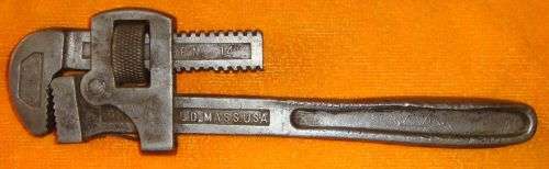 3 VINTAGE PIPE WRENCHES 180mm A 250mm AND A 300mm BIDDING ARE PER WRENCH TO TAKE ALL 3