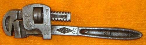 3 VINTAGE PIPE WRENCHES 180mm A 250mm AND A 300mm BIDDING ARE PER WRENCH TO TAKE ALL 3