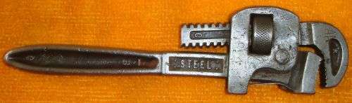3 VINTAGE PIPE WRENCHES 180mm A 250mm AND A 300mm BIDDING ARE PER WRENCH TO TAKE ALL 3