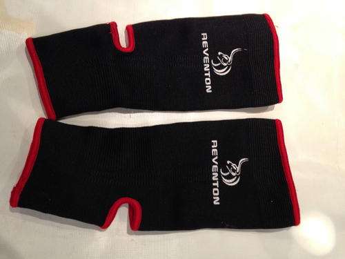 REVENTON sport MMA martial arts ankle brace set, red / black