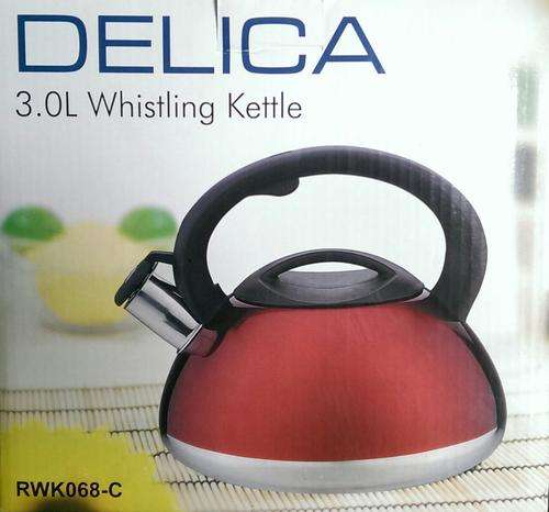 Whistling Kettle 3lt Works on INDUCTION , GAS and ELECTRIC Stoves