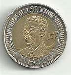 Nelson Mandela 90th Birthday R5 Coin