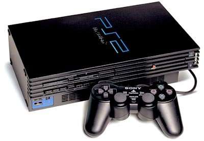 Sony PlayStation 2 System Console with 2 Controllers and 2 Memory Cards