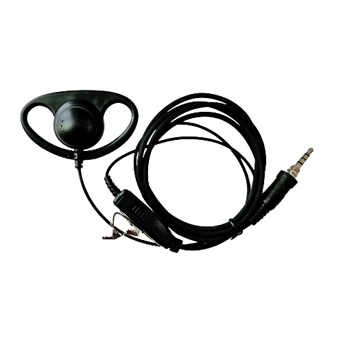 1-Pin FBI Earhook Earpiece D Type Headset for Motorola Portable Radio (Two-Way Radio/Walkie Talkie)