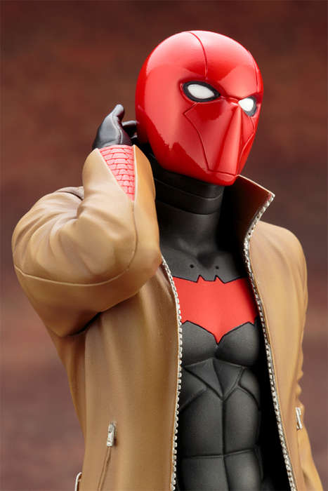 DC COMICS RED HOOD IKEMEN STATUE W/ BONUS PART NEW IN BOX
