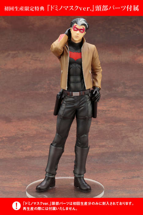 DC COMICS RED HOOD IKEMEN STATUE W/ BONUS PART NEW IN BOX