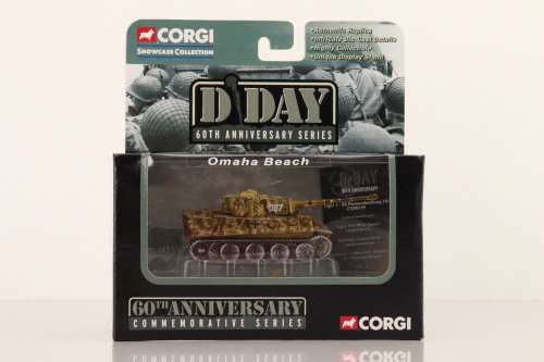 TIGER I TANK SS PANZERABTEILUNG 101 OMAHA BEACH  CORGI CS90199 1/72