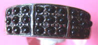 925 Sterling Silver and Black Onyx Ring